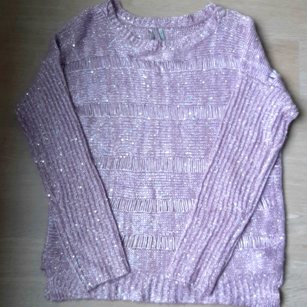 Guess sequined blush sweater